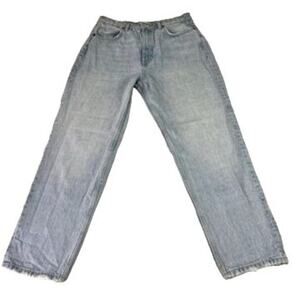 Zara High Rise Jeans Women's Size 10 Light Wash Blue Straight